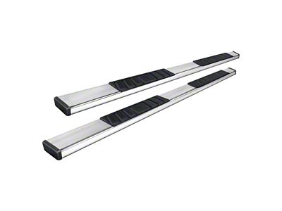 4-Inch Riser Running Boards; Stainless Steel (10-24 RAM 3500 Crew Cab)