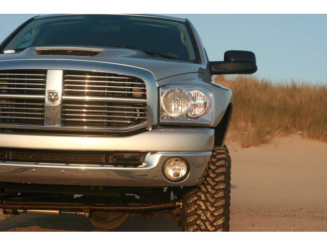 4.50-Inch Bulge Fenders; Fiberglass (06-09 RAM 3500)