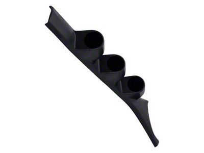 52mm Triple Gauge Pod; Black (10-18 RAM 3500)