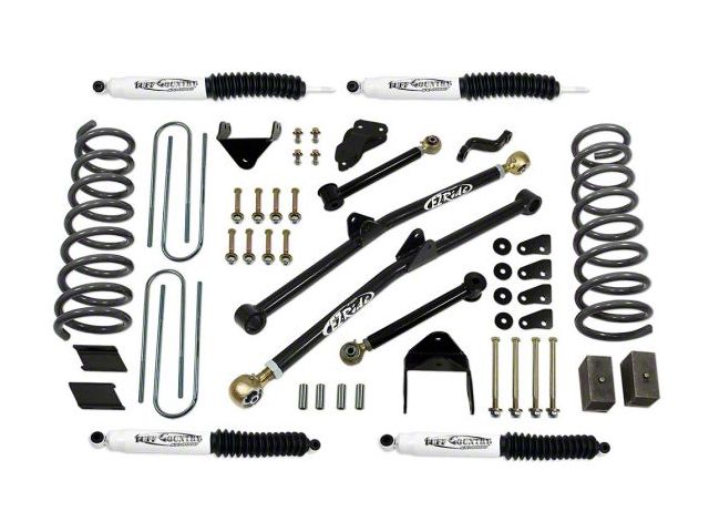 Tuff Country 6-Inch Coil Spring Long Arm Suspension Lift Kit with SX8000 Shocks (07.5-08 4WD RAM 3500)