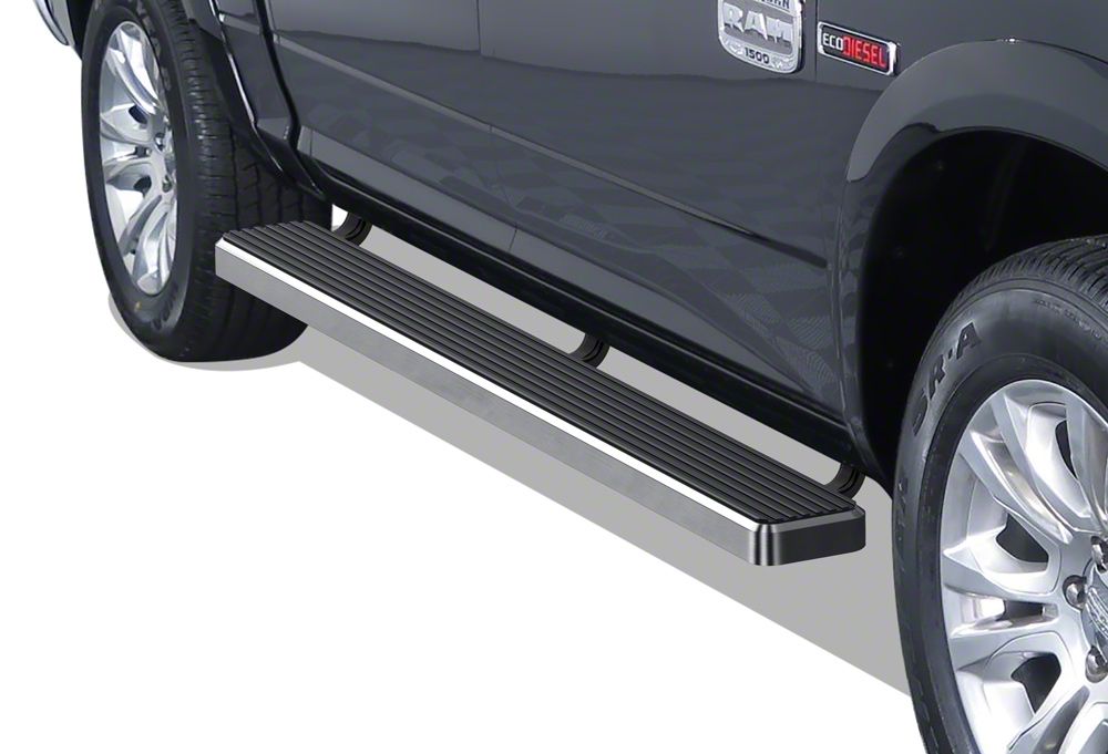 RAM 3500 6-Inch iStep Running Boards; Hairline Silver (10-24 RAM 3500 ...