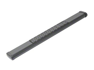 6-Inch Oval UltraBlack Tube Step Side Step Bars without Mounting Brackets; Textured Black (10-24 RAM 3500 Regular Cab)