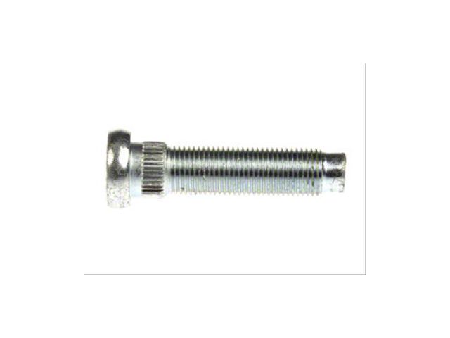 9/16-18 Serrated Wheel Studs; 0.658-Inch Knurl; 2-7/16-Inch Length (06-08 4WD RAM 3500)