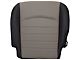 Replacement Bucket Seat Bottom Cover; Driver Side; Dark Slate with Medium Graystone Insert (09-12 RAM 3500 ST)