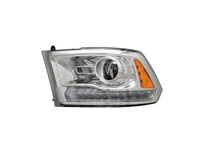 CAPA Replacement Projector Headlight; Driver Side (16-18 RAM 3500 w/ Factory Halogen Projector Headlights)