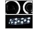 CCFL Halo Projector Headlights; Black Housing; Clear Lens (06-09 RAM 3500)