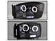 CCFL Halo Projector Headlights; Black Housing; Smoked Lens (06-09 RAM 3500)