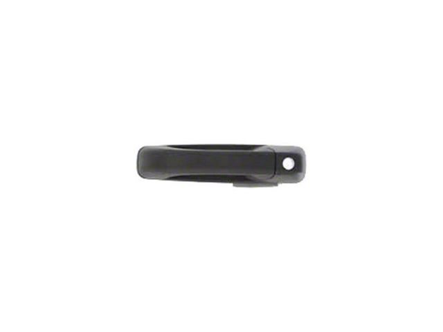 Replacement Door Handle; Textured; Black; Front; With Key Hole; Passenger Side; Front Passenger Side (10-18 RAM 3500)