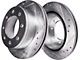 Drilled and Slotted 8-Lug Rotors; Rear Pair (03-08 RAM 3500)