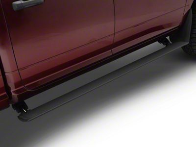 Go Rhino E-BOARD E1 Electric Running Boards; Textured Black (10-24 RAM 3500 Crew Cab)