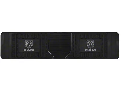 Elite Series Rear Floor Mat with RAM Logo; Black (Universal; Some Adaptation May Be Required)