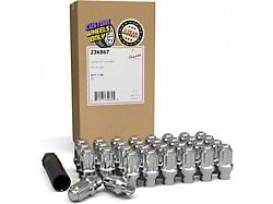 ELT Bulge Chrome Acorn Lug Nut Kit; 9/16-Inch x 18; Set of 32 (94-11 RAM 3500)