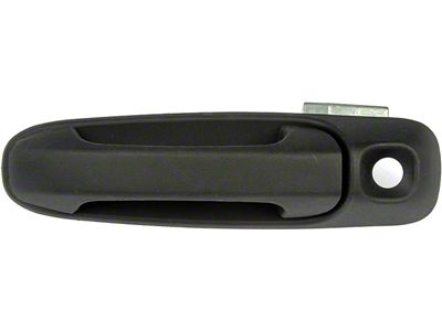 Exterior Door Handle; Front Left; Textured Black; Plastic (03-10 RAM 3500)