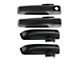 Exterior Door Handles; Front and Rear; Paint to Match Black (10-18 RAM 3500 Mega Cab, Crew Cab)