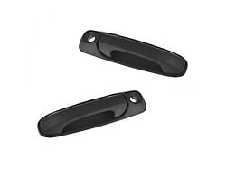 Exterior Door Handles; Front; Textured Black (03-09 RAM 3500)