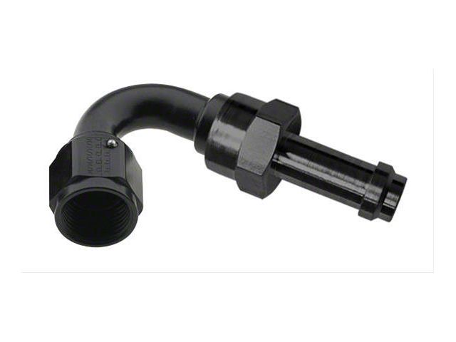 EZ Street Push-On 60 Degree Hose End; -8AN; Black