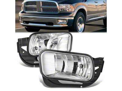 Factory Style Fog Lights; Clear (11-18 RAM 3500)