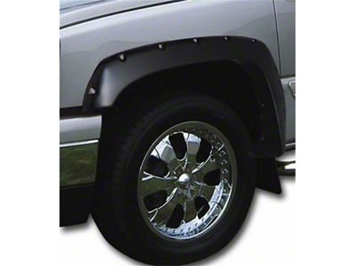 Ruff Riderz Fender Flares; Textured Black (03-09 RAM 3500 SRW w/ 6.4-Foot Box)