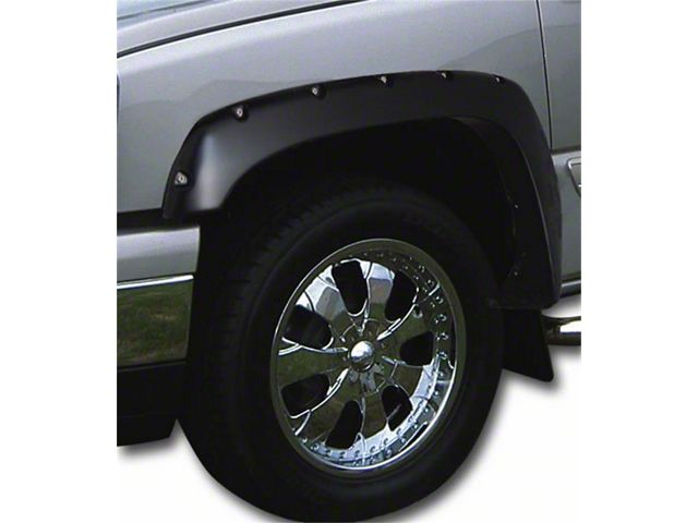 Ruff Riderz Fender Flares; Textured Black (03-09 RAM 3500 SRW w/ 6.4-Foot Box)