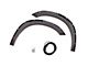 Elite Series Rivet Style Fender Flares; Front; Smooth Black (03-09 RAM 3500)