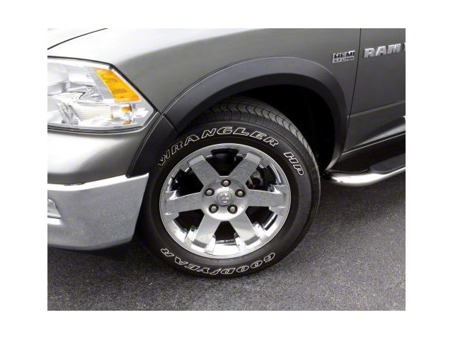 Elite Series Sport Style Fender Flares; Front and Rear; Smooth Black (03-09 RAM 3500)