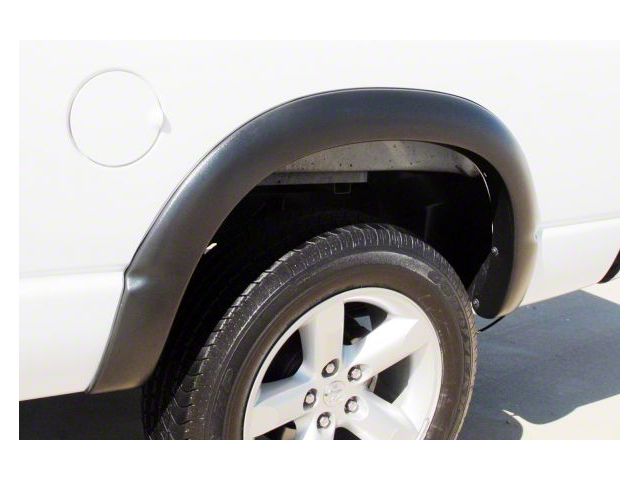 Elite Series Sport Style Fender Flares; Rear; Textured Black (03-09 RAM 3500)