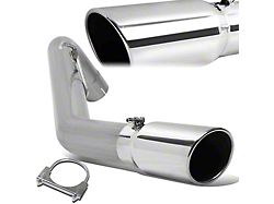 Filter-Back Single Exhaust System with Polished Tip; Side Exit (13-18 6.7L RAM 3500)