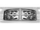 Putco Flaming Inferno Upper Overlay Grilles; Polished (03-05 RAM 3500)