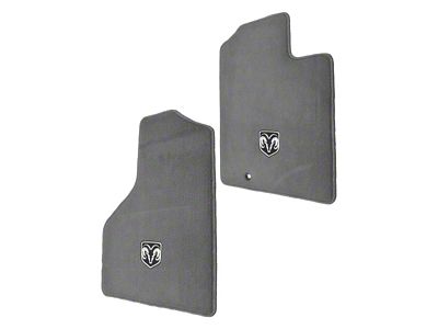 Front Floor Mats; Slate Gray (06-09 RAM 3500)