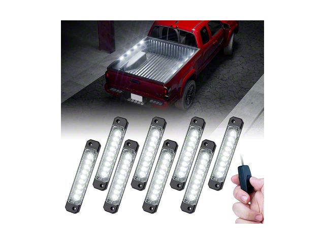 Focal Series Truck Bed LED Lights; White (Universal; Some Adaptation May Be Required)