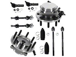 Front Wheel Hub Assemblies with Sway Bar Links and Tie Rods (09-10 2WD RAM 3500)