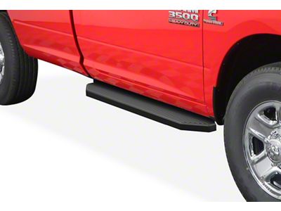 H-Style Running Boards; Black (10-24 RAM 3500 Regular Cab)