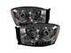 Halo Projector Headlights; Black Housing; Smoked Lens (06-09 RAM 3500)