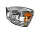 Halogen Headlight; Chrome Housing; Clear Lens; Driver Side (06-09 RAM 3500)