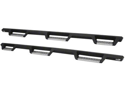 Westin HDX Stainless Wheel-to-Wheel Drop Nerf Side Step Bars; Textured Black (10-18 RAM 3500 Crew Cab w/ 6.4-Foot Box)