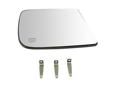 Heated Upper Towing Mirror Glass; Passenger Side (10-18 RAM 3500)