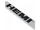 HEMI License Plate Frame; Chrome (Universal; Some Adaptation May Be Required)