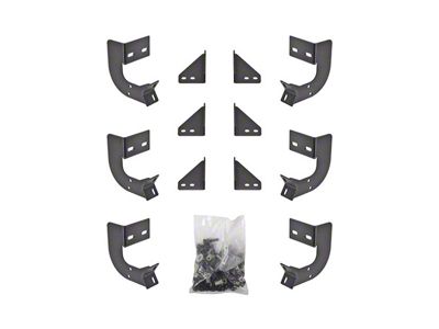 Hex Series Side Step Bars Mounting Bracket Kit (10-22 RAM 3500)