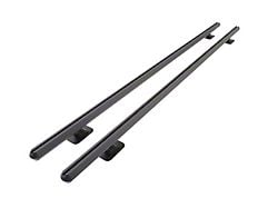 Hex Side Rails; Textured Black (03-24 RAM 3500 w/ 8-Foot Box)