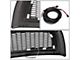 Honeycomb Mesh Style Upper Replacement Grille with LED DRL Lights; Matte Black (10-18 RAM 3500)