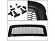 Honeycomb Mesh Upper Replacement Grille; Gloss Black (10-12 RAM 3500)