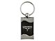 Longhorn Skull Rectangular Wave Key Fob