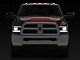 LED Strip Headlights; Black Housing; Smoked Lens (10-18 RAM 3500 w/ Factory Halogen Headlights)