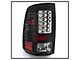 LED Tail Lights; Black Housing; Clear Lens (10-18 RAM 3500 w/ Factory Halogen Tail Lights)