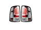 LED Tail Lights; Chrome Housing; Clear Lens (10-18 RAM 3500 w/ Factory Halogen Tail Lights)