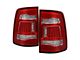 LED Tail Lights; Chrome Housing; Red Clear Lens (10-18 RAM 3500 w/ Factory Halogen Tail Lights)