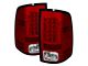 LED Tail Lights; Chrome Housing; Red/Clear Lens (13-18 RAM 3500 w/ Factory LED Tail Lights)