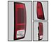 LED Tail Lights; Chrome Housing; Red/Clear Lens (13-18 RAM 3500 w/ Factory LED Tail Lights)