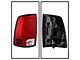 LED Tail Lights; Chrome Housing; Red/Clear Lens (13-18 RAM 3500 w/ Factory LED Tail Lights)