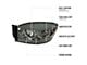 LED Tube Factory Style Headlights with Amber Reflectors; Chrome Housing; Light Smoked Lens (06-09 RAM 3500)
